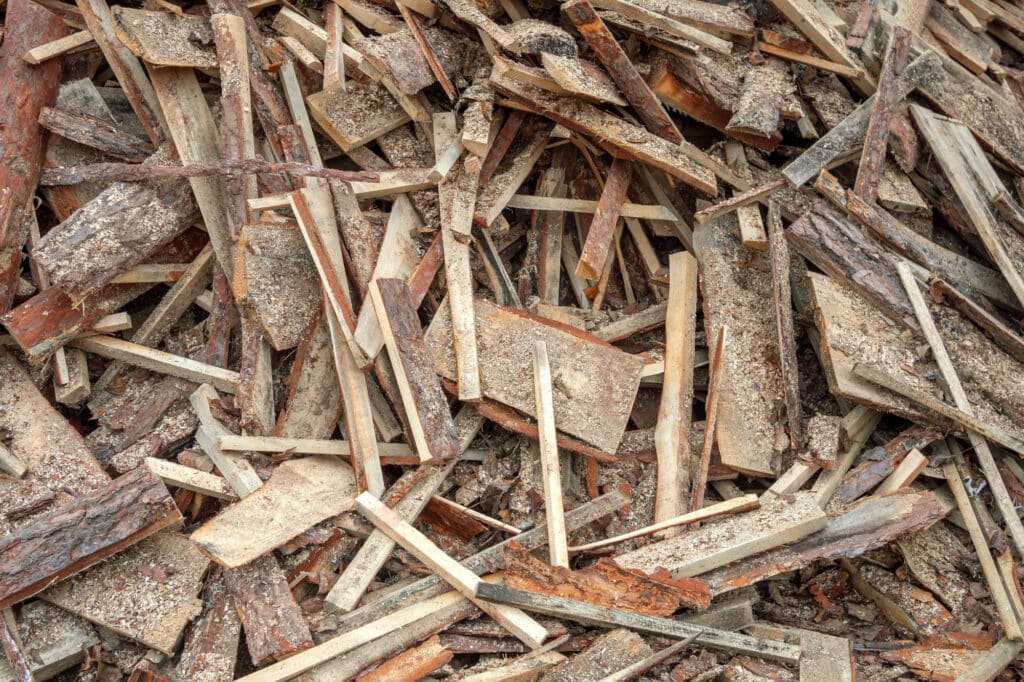 Escombros de madera