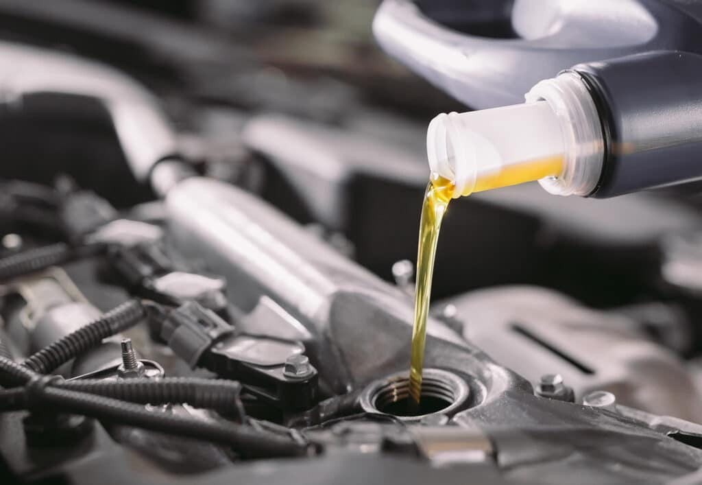 aceite de coche